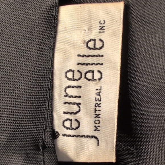 Vintage 60s Jeune Elle Black and Metallic Gold Pleated Wide Leg Jumpsuit Size M - Picture 9 of 9